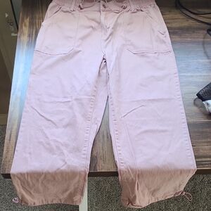 Pink Casual Pants